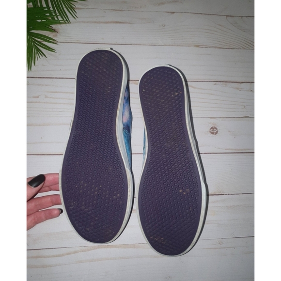 Authentic Galaxy Vans, Women's 7.5, Blue Purple Black - Picture 9 of 11